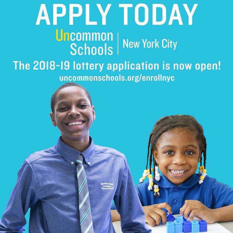 Image with two students reading "Apply Today"
