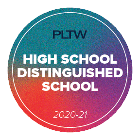 PLTW Distinguished HS Logo