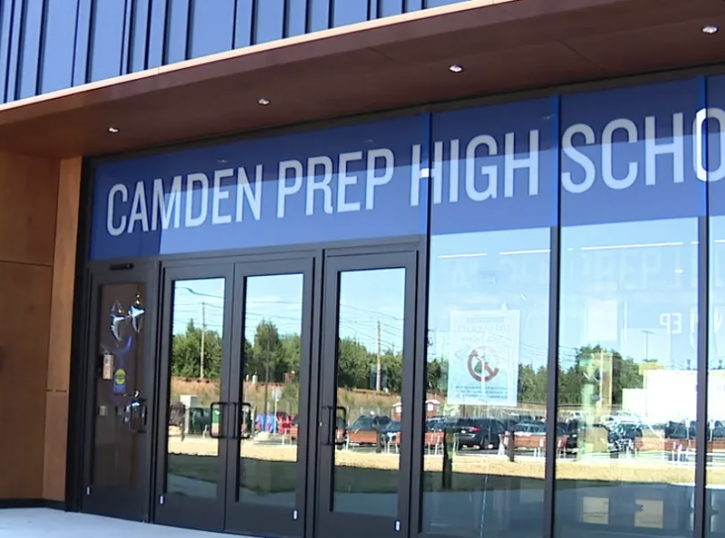 camden prep high school building
