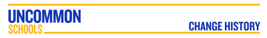 UNCOMMON SCHOOLS CHANGE HISTORY LOGO